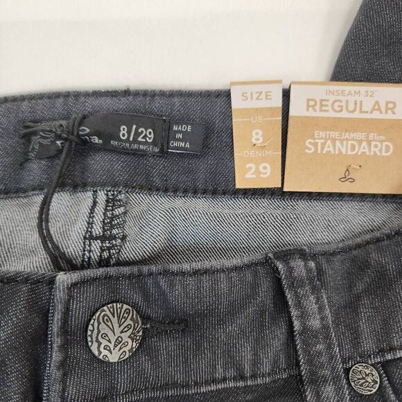 prAna Size 8 Women's Jada Jean Mid Rise Boot Leg Stretch Denim N6 - Picture 6 of 8